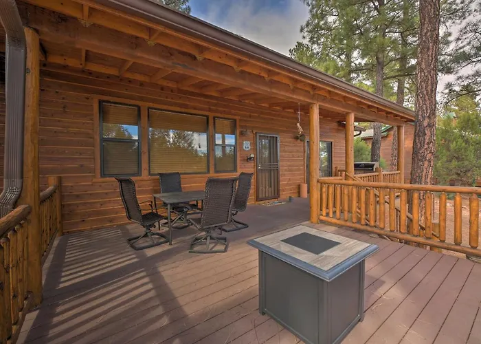Ferienhaus < 4 Mi To Fool Hollow Lake: W/ Tranquil Deck Show Low
